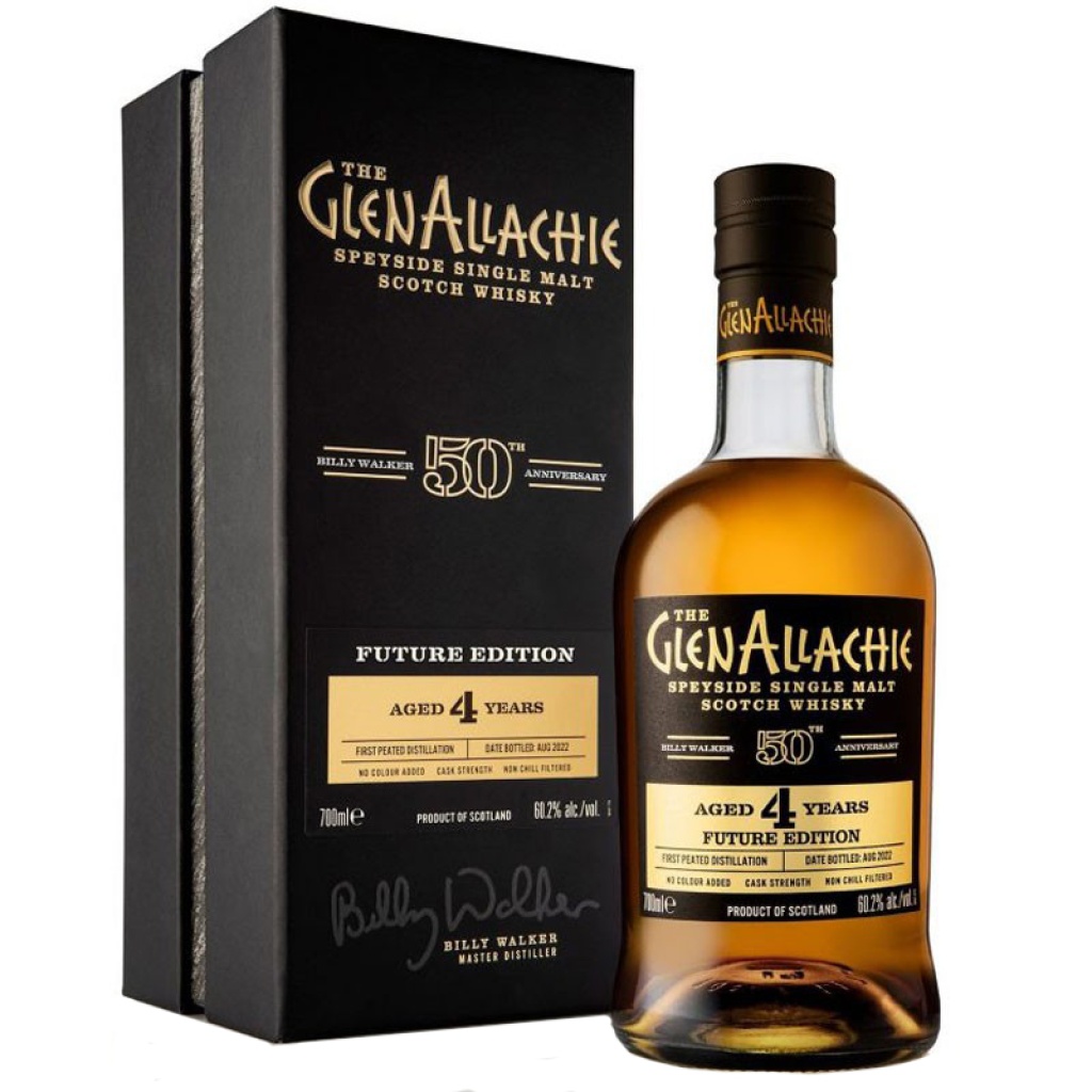 Botella de whisky Glenallachie 4 años Future Edition 50th Anniversary