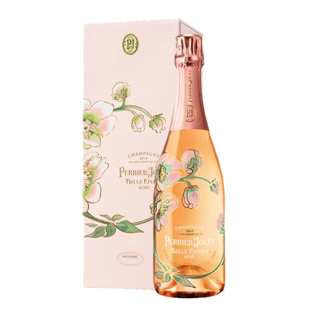 Botella de Champagne Perrier Jouët Belle Epoque Rose 2012